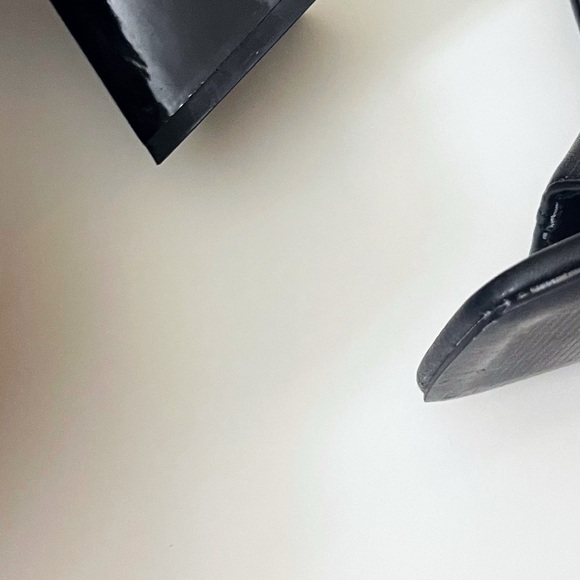 Steve Madden Black Heeled Boots with Chunky Block Heel - Picture 9 of 10